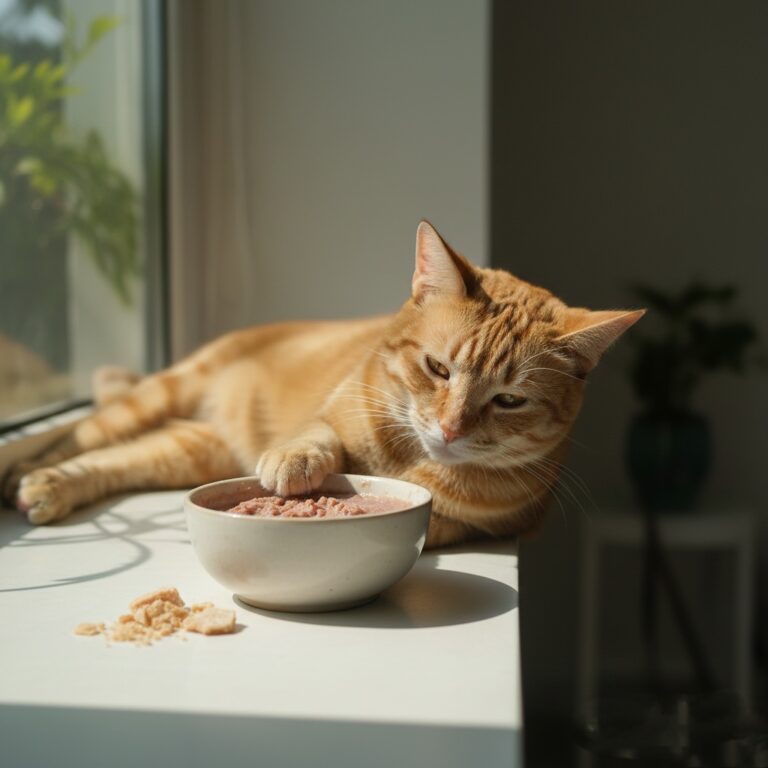 貓咪不吃罐頭解決方案:毛健寶挑食貓 7 天轉食計畫實踐情境。